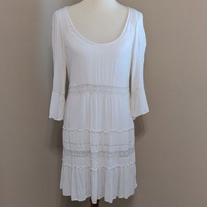 American Eagle Outfitters Boho Ivory Dress
